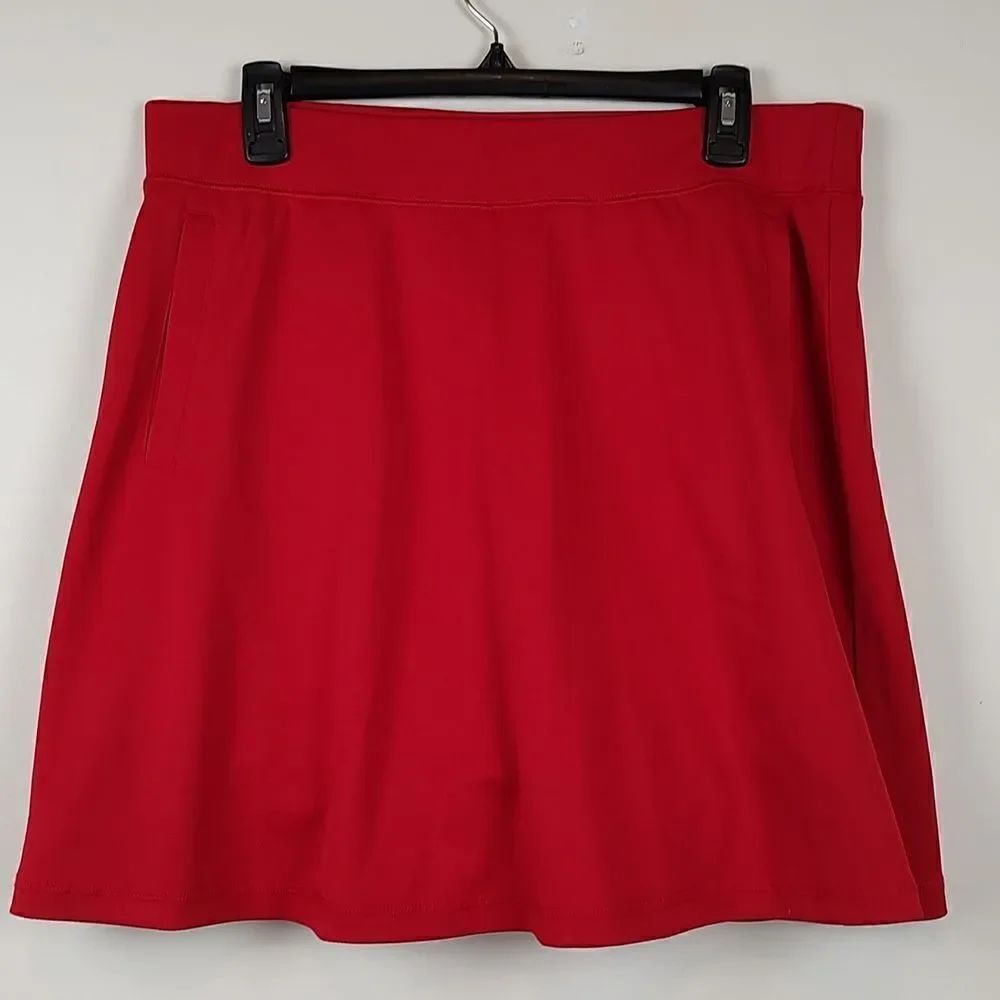T by Talbot's Red Flouncy Skort Size 1XP Tennis Prep